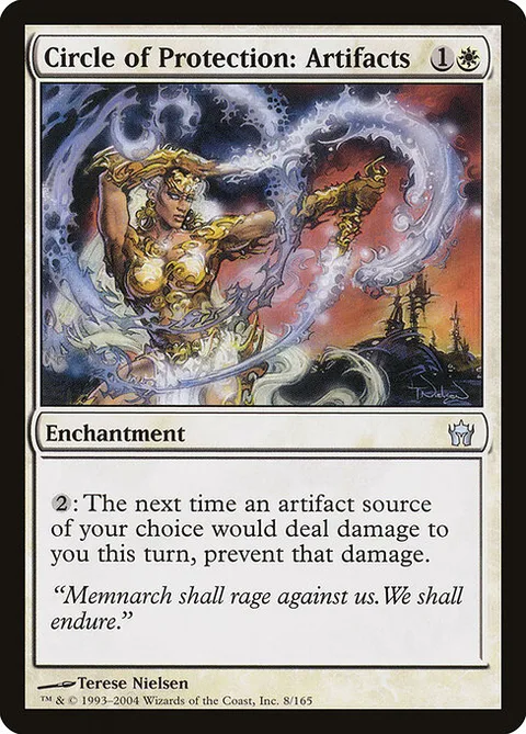 Circle of Protection: Artifacts, card 8 from Fifth Dawn