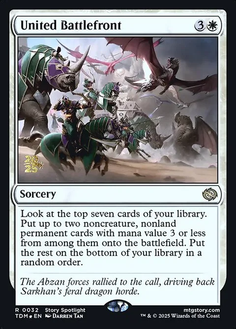 United Battlefront, card 32s from Tarkir: Dragonstorm Promos
