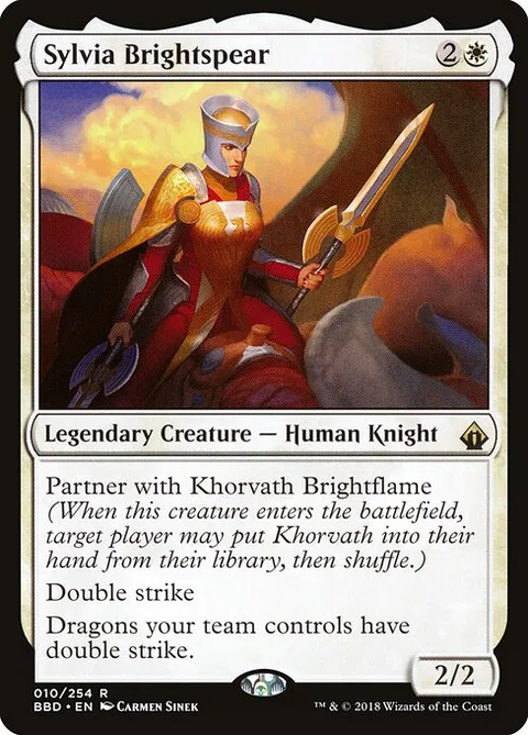 Sylvia Brightspear, card 10 from Battlebond