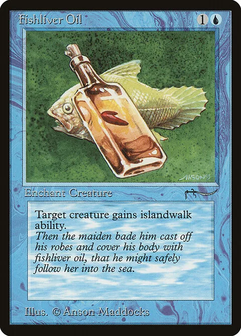 Fishliver Oil, carte 13† de Arabian Nights