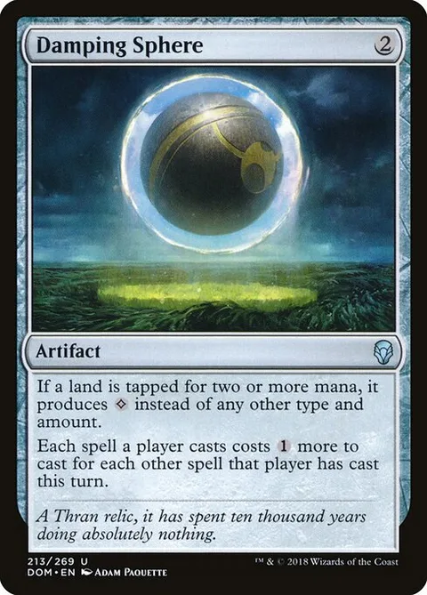 Damping Sphere, carte 213 de Dominaria