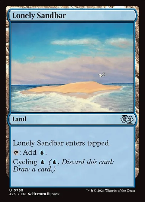 Lonely Sandbar, card 769 from Foundations Jumpstart