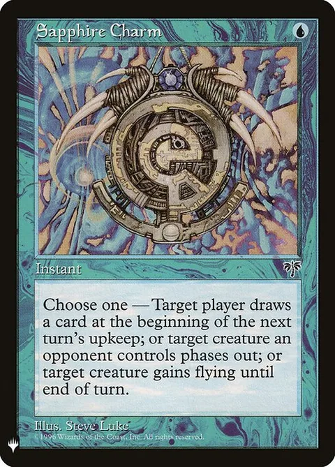 Sapphire Charm, card MIR-89 from The List