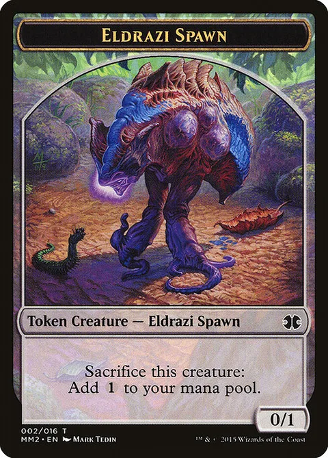 Eldrazi Spawn, card 2 from Modern Masters 2015 Tokens