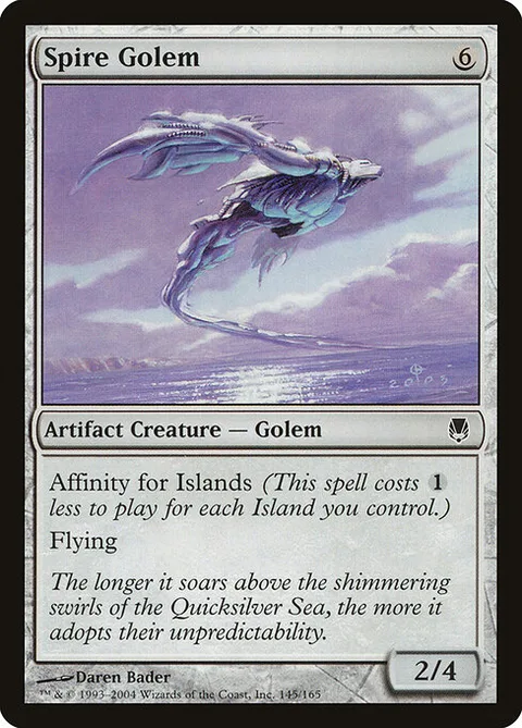 Spire Golem, card 145 from Darksteel