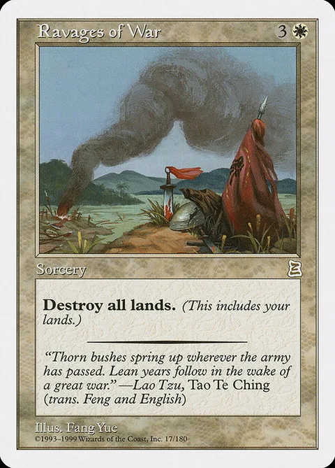 Ravages of War, card 17 from Portal Three Kingdoms