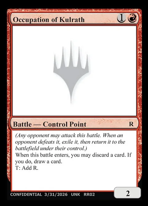 Occupation of Kulrath, card RR02b from Unknown Event