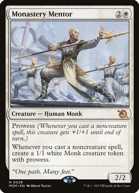 Monastery Mentor, carte 28p de March of the Machine Promos