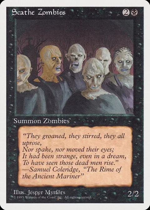 Scathe Zombies, card 22 from Rivals Quick Start Set