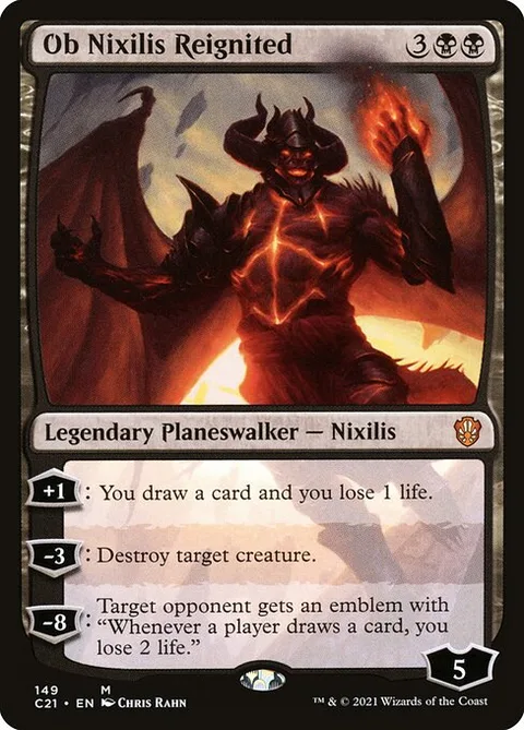 Ob Nixilis Reignited, carte 149 de Commander 2021