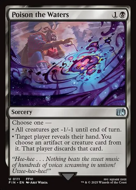 Poison the Waters, card 111 from Final Fantasy