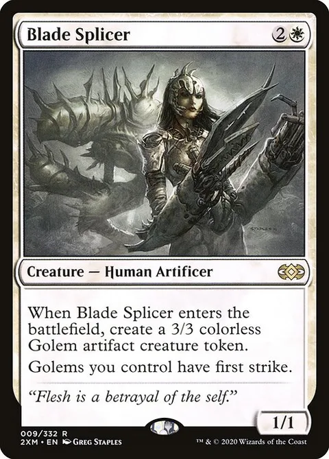 Blade Splicer, card 9 from Double Masters