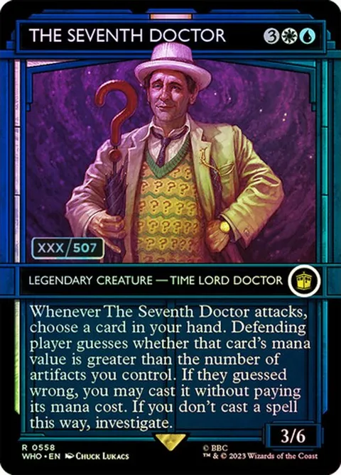 The Seventh Doctor, card 558z from Doctor Who