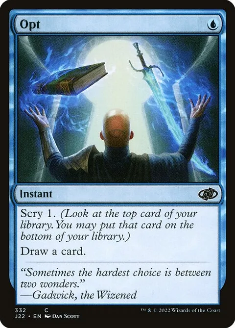 Opt, card 332 from Jumpstart 2022