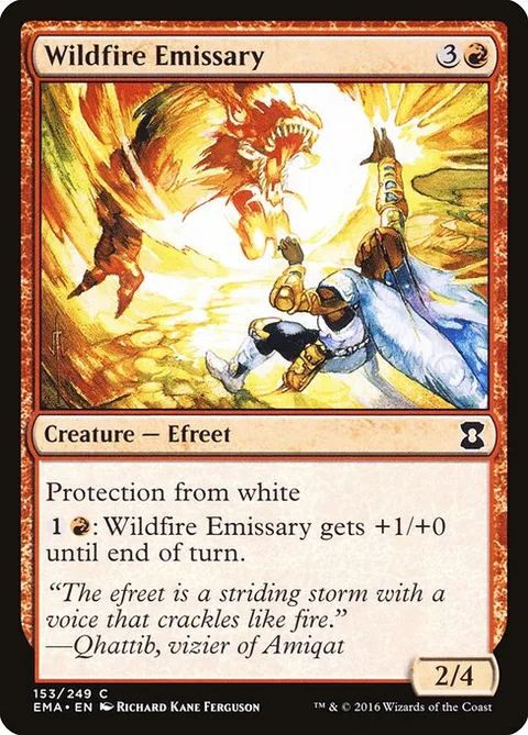 Wildfire Emissary, card 153 from Eternal Masters