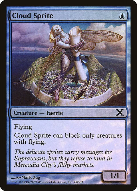 Cloud Sprite, card 75★ from Tenth Edition
