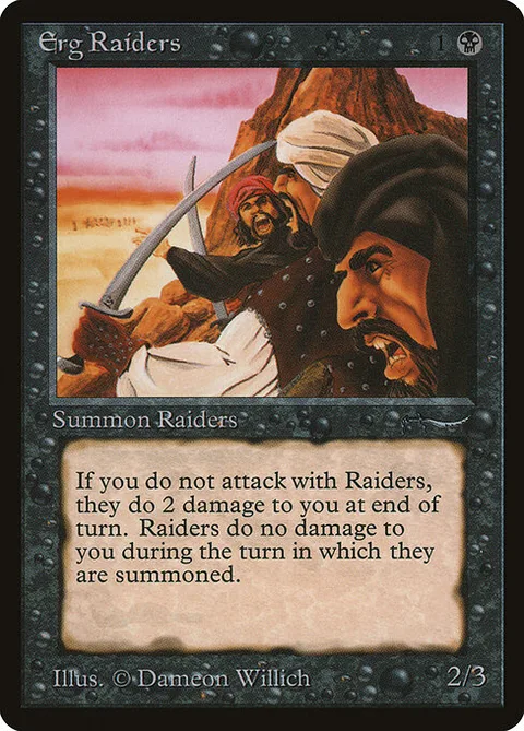 Erg Raiders, carte 25 de Arabian Nights