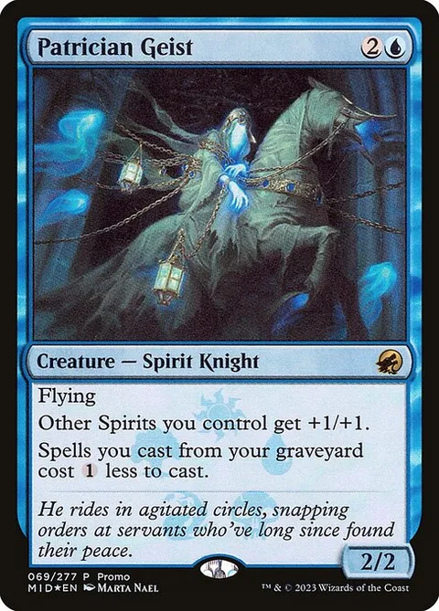Patrician Geist, carte 69★ de Innistrad: Midnight Hunt Promos