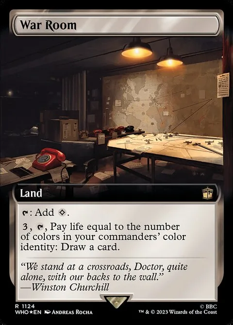 War Room, carte 1124 de Doctor Who