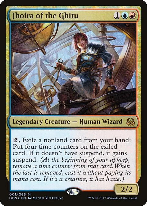 Jhoira of the Ghitu, card 1 from Duel Decks: Mind vs. Might