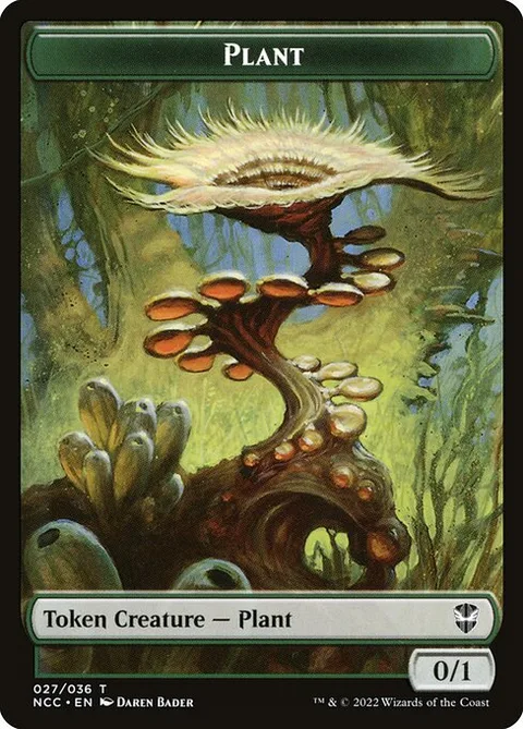 Plant, carte 27 de New Capenna Commander Tokens