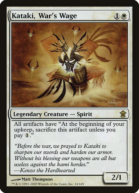 Kataki, War's Wage, carte 14 de Saviors of Kamigawa