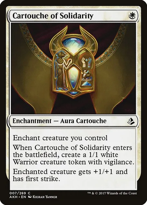 Cartouche of Solidarity, card 7 from Amonkhet