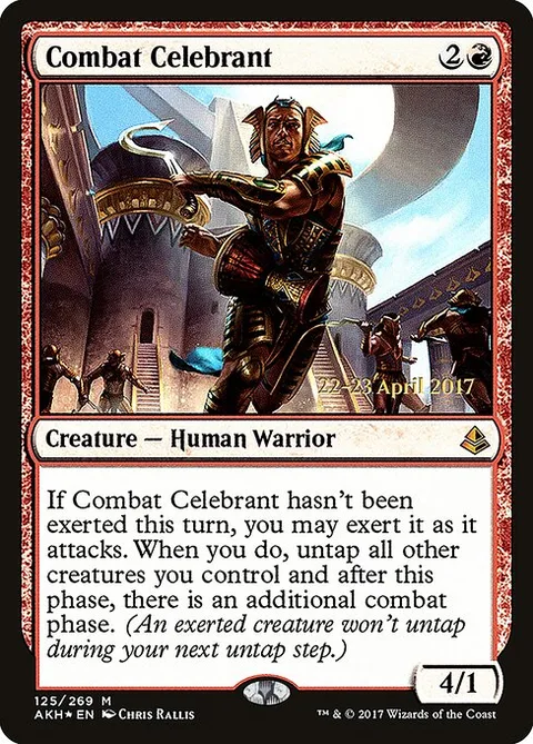 Combat Celebrant, card 125s from Amonkhet Promos