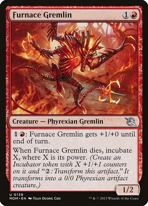 Furnace Gremlin, card 139 from March of the Machine