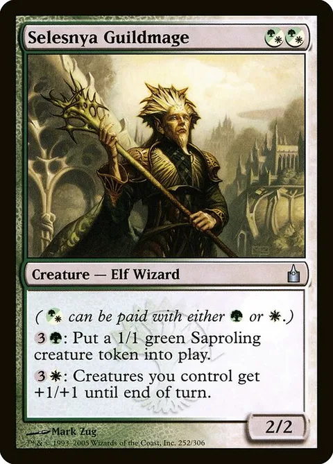 Selesnya Guildmage, carte 252 de Ravnica: City of Guilds