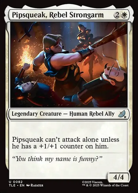 Pipsqueak, Rebel Strongarm, carte 82 de Avatar: The Last Airbender Eternal