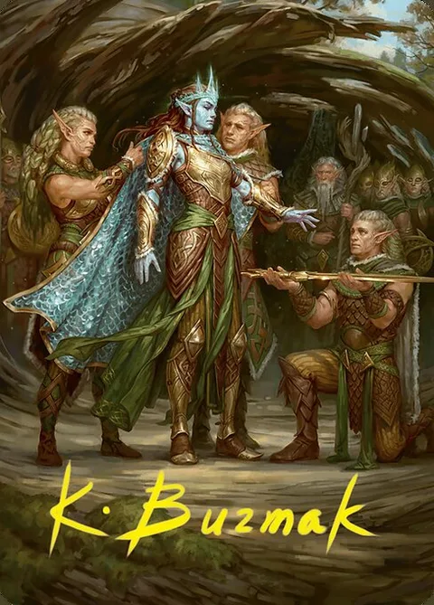 Lathril, Blade of the Elves // Lathril, Blade of the Elves, carte 48 de Foundations Art Series