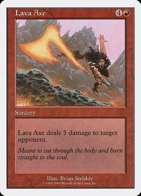 Lava Axe, carte 31 de Starter 2000