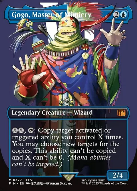 Gogo, Master of Mimicry, carte 377 de Final Fantasy