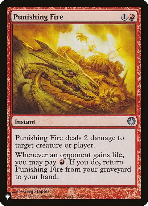 Punishing Fire, card DDG-66 from The List