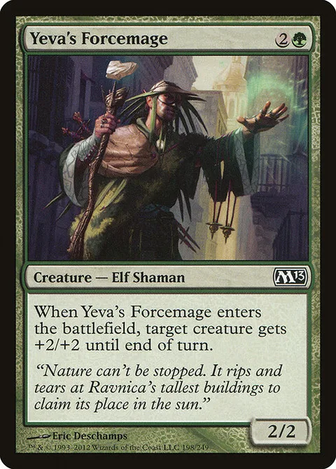 Yeva's Forcemage, carte 198 de Magic 2013