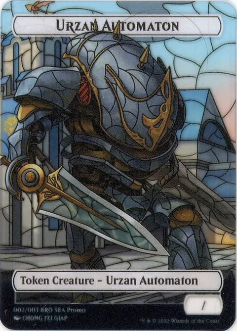 Urzan Automaton, card 2 from The Brothers' War Southeast Asia Tokens