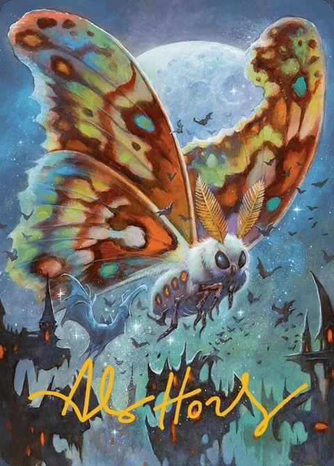 Luminous Broodmoth // Luminous Broodmoth, card 48 from Bloomburrow Art Series