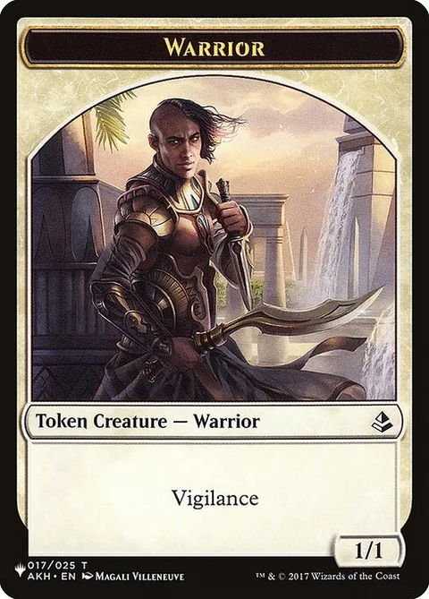 Warrior, card TAKH-17 from The List