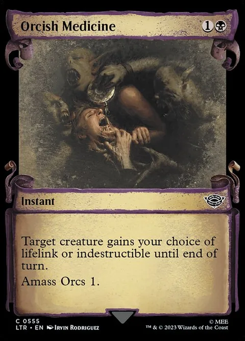 Orcish Medicine, card 555 from The Lord of the Rings: Tales of Middle-earth