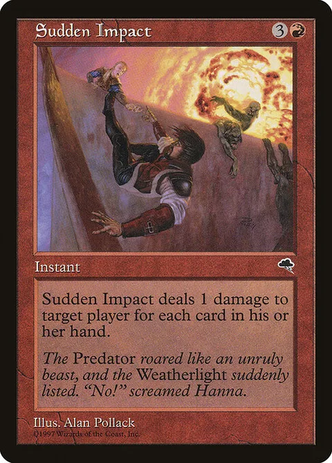 Sudden Impact, card 208 from Tempest
