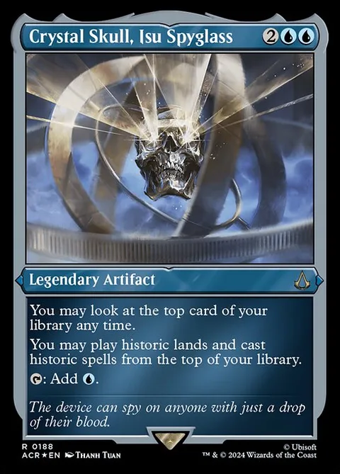 Crystal Skull, Isu Spyglass, card 188 from Assassin's Creed