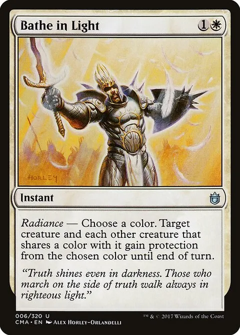 Bathe in Light, carte 6 de Commander Anthology