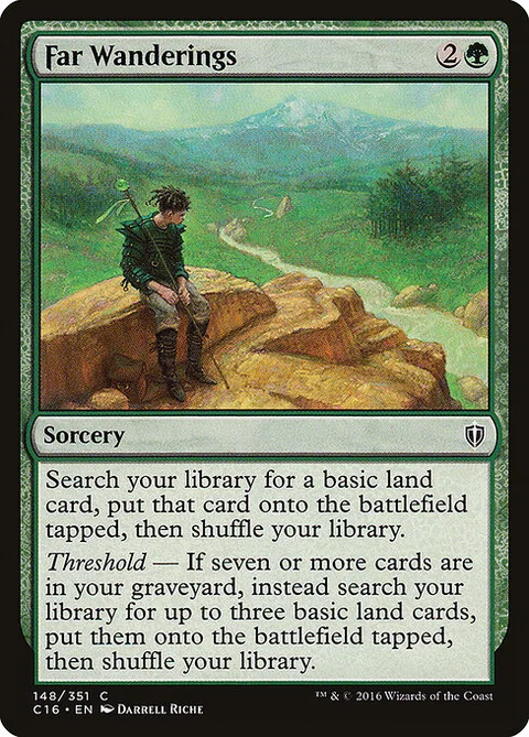 Far Wanderings, carte 148 de Commander 2016