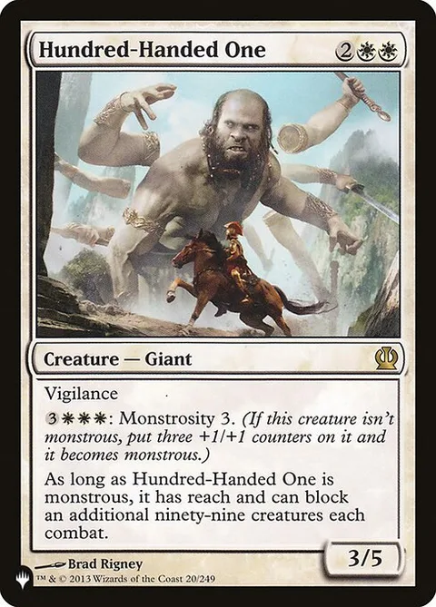 Hundred-Handed One, carte THS-20 de The List