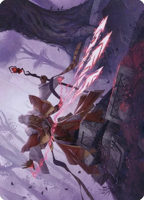 Magic Missile // Magic Missile, carte 48 de Adventures in the Forgotten Realms Art Series
