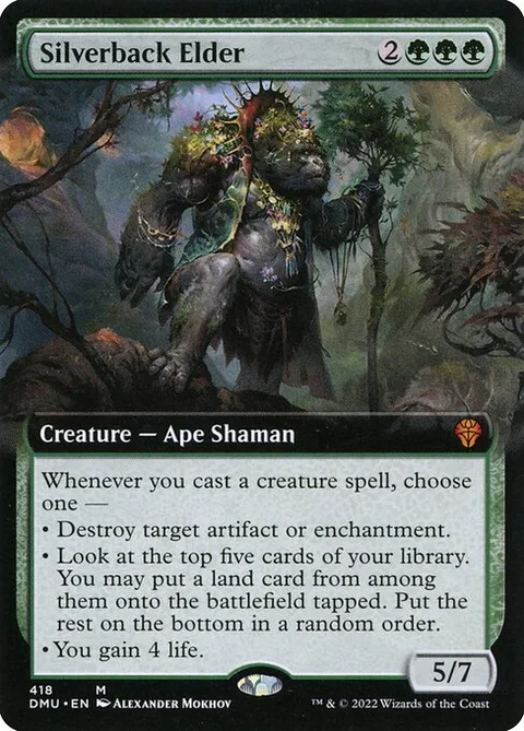 Silverback Elder, card 418 from Dominaria United