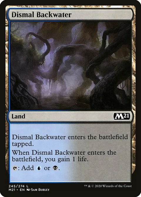 Dismal Backwater, carte 245 de Core Set 2021