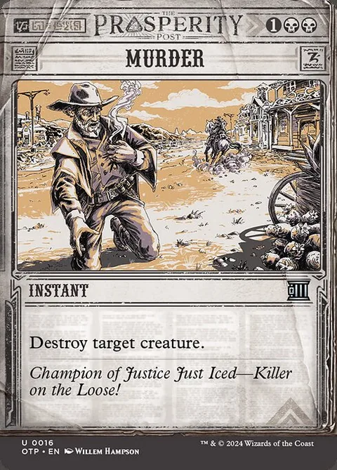 Murder, card 16 from Breaking News