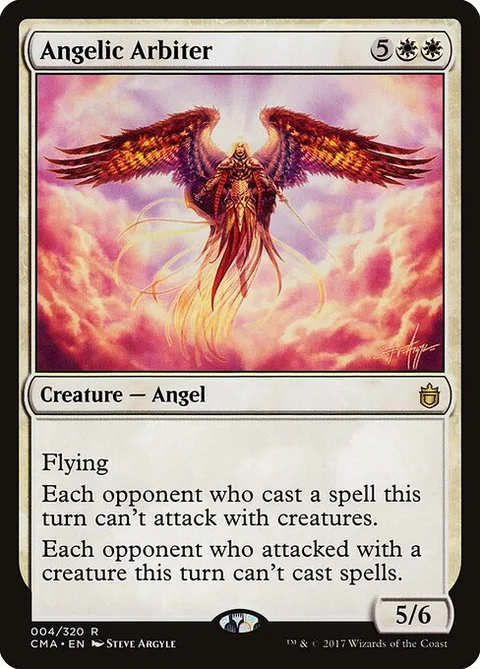 Angelic Arbiter, card 4 from Commander Anthology